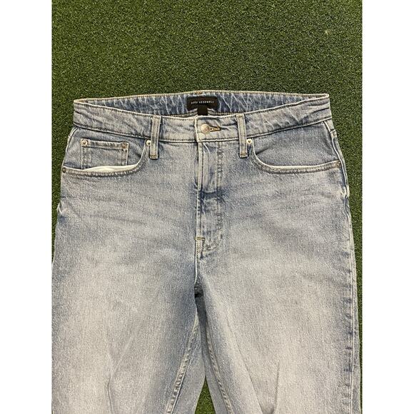 Ladies Free Assembly Denim Blue Jeans Size 12 Wide Leg - Picture 2 of 4